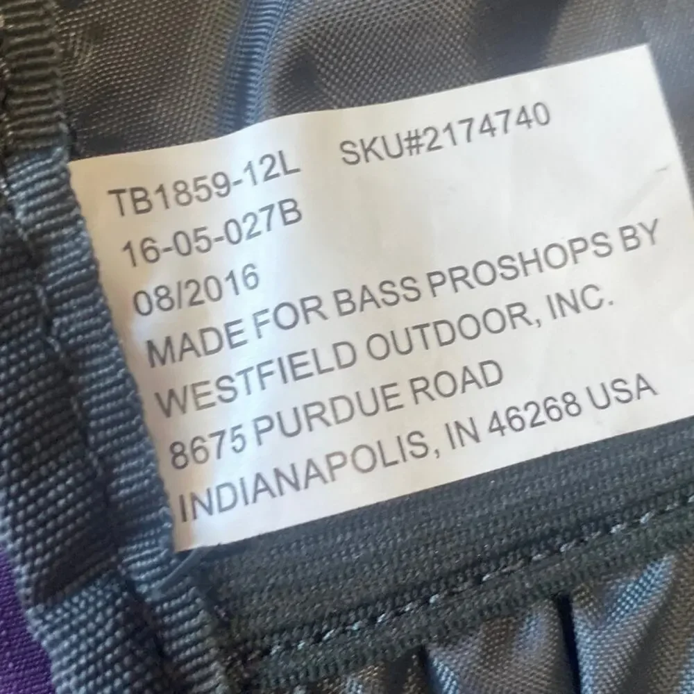 Ascend Dash 720 Purple Daypack Hiking Backpack Trail Bag Missing Bladder Bag